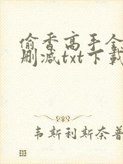 偷香高手全文无删减txt下载封面