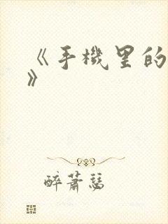 《手机里的秘密》