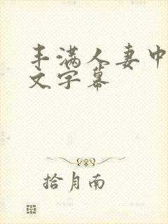 丰满人妻中出中文字幕