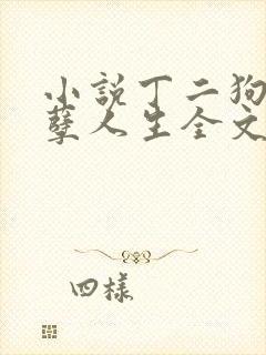 小说丁二狗的妖孽人生全文