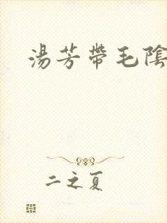汤芳带毛阴部