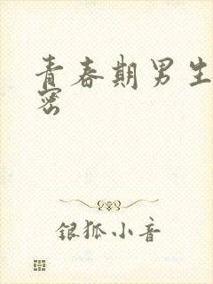 青春期男生的秘密封面