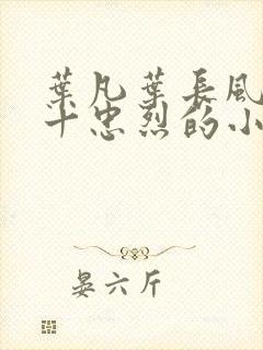 叶凡叶长风一门十忠烈的小说