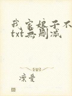 我家娘子不对劲txt无删减