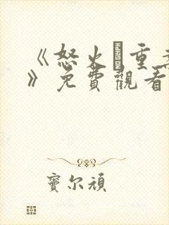 《怒火·重案2》免费观看