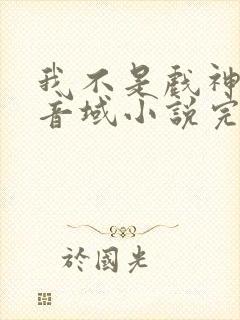 我不是戏神三九音域小说完全版