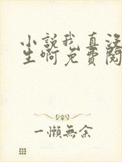 小说我真没想重生啊免费阅读全文封面