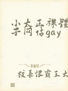 小太正裸体脱裤子网站gay