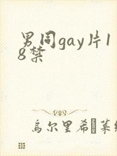 男同gay片18禁
