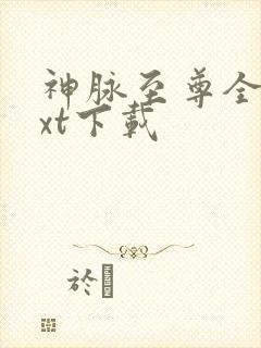 神脉至尊全本txt下载