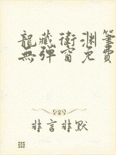 龙藏卫渊笔趣阁无弹窗免费阅读封面