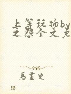 上等玩物by长之怨全文免费阅读笔趣阁封面