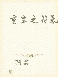 重生之符气冲天封面