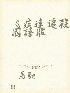 《疾速追杀4》国语版