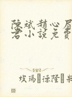 陈斌赵心眉高婉君小说免费阅读