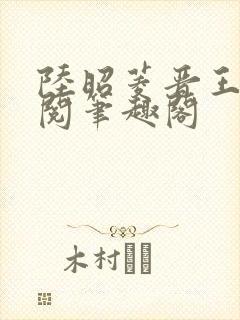 陆昭菱晋王周时阅笔趣阁