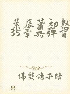 叶辰萧初然9935章无弹窗