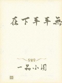 在下平平无奇