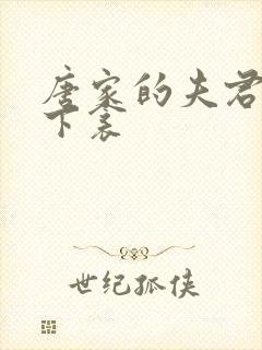 唐家的夫君们帘下衾封面