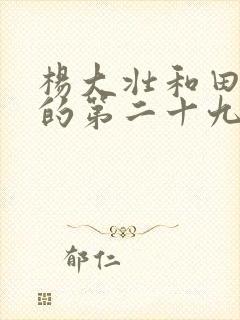 杨大壮和田桂花的第二十九