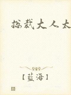 总裁大人太勇猛