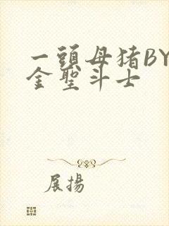 一头母猪BY黄金圣斗士封面