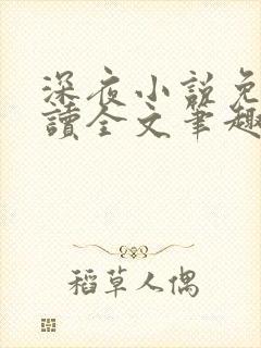 深夜小说免费阅读全文笔趣阁