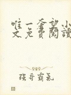 唯一奢望小说全文免费阅读