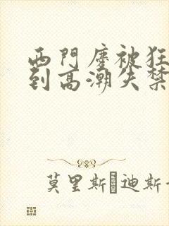 西门庆被狂c躁到高潮失禁小说