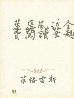 叶辰风流全文免费阅读笔趣阁封面