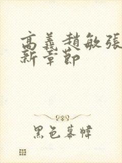 高义赵敏张倩最新章节