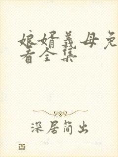 娘婿义母免费观看全集封面