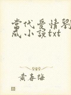 当代爱情刘雪刘成小说txt