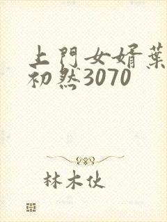 上门女婿叶辰萧初然3070封面