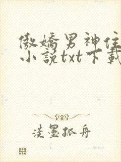 傲娇男神住我家小说txt下载