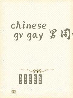 chinese gv gay 男同video在线观看