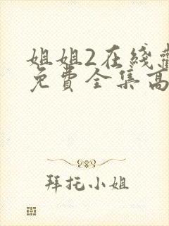 姐姐2在线观看免费全集高清完整版封面