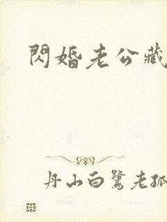 闪婚老公藏不住