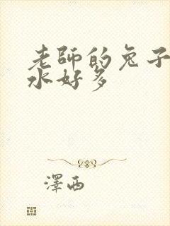 老师的兔子好软水好多封面