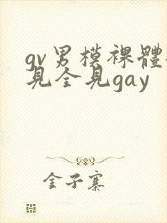 gv男模裸体全见全见gay