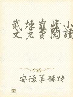 武炼巅峰小说全文免费阅读无弹窗