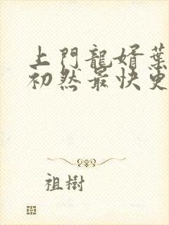 上门龙婿叶辰萧初然最快更新