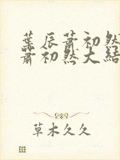 叶辰萧初然叶辰萧初然大结局