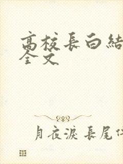 高校长白结小说全文封面