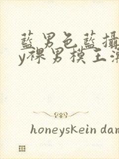 蓝男色蓝摄gay裸男模王瀚封面