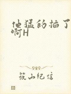 他猛的插了进去啊H