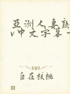 亚洲人妻熟女av中文字幕一区二三区在线封面