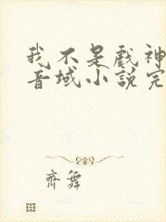 我不是戏神三九音域小说完全版