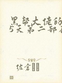 黑帮大佬的365天第二部在线观看封面