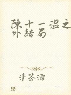 陈十一温之衡番外结局封面